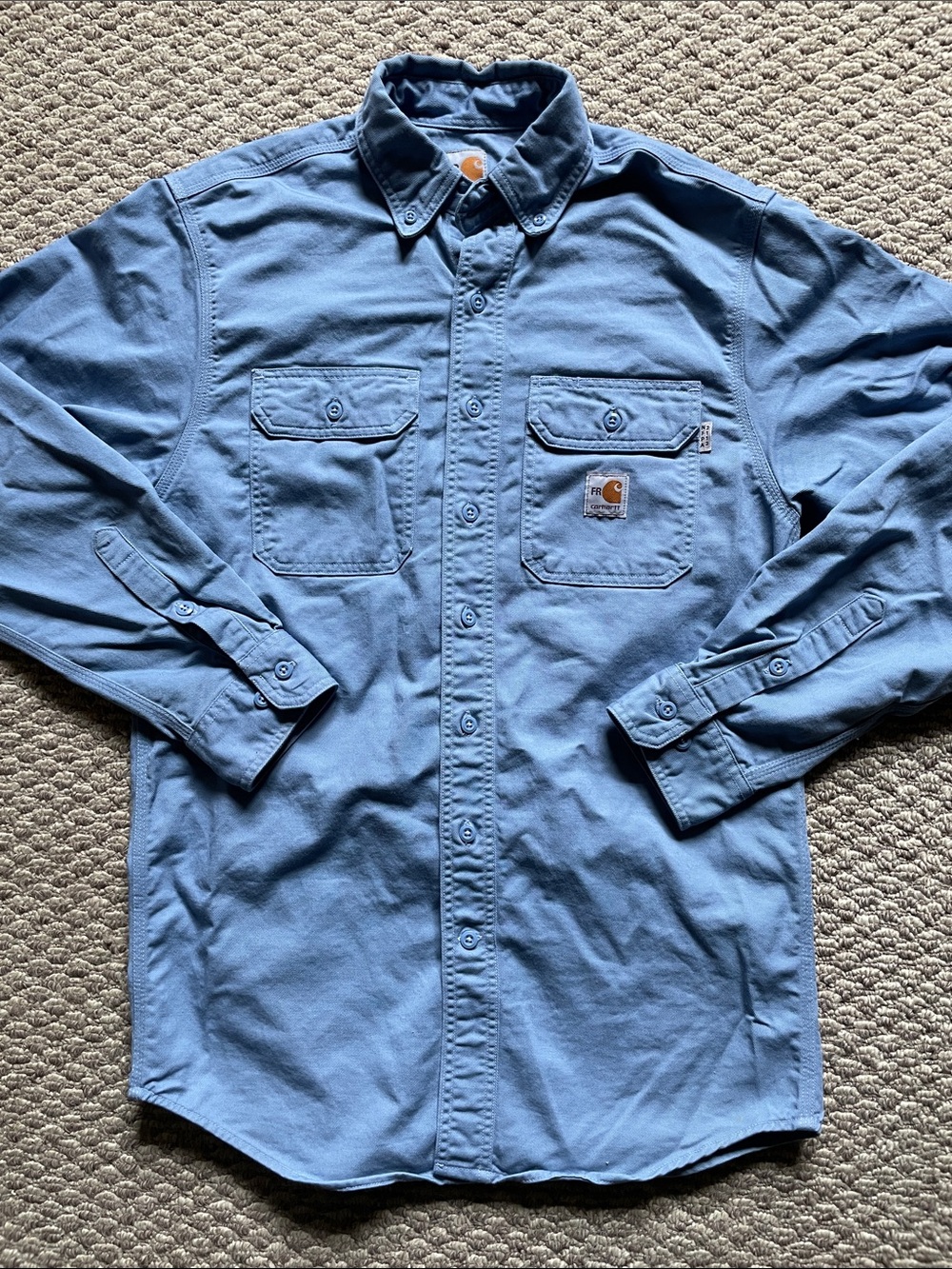 Carhartt flame resistant button down shirt